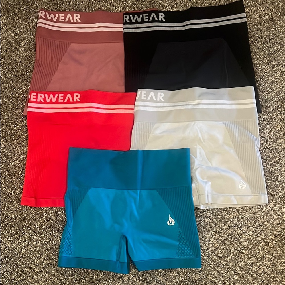 Colorful Ryderwear gym shorts